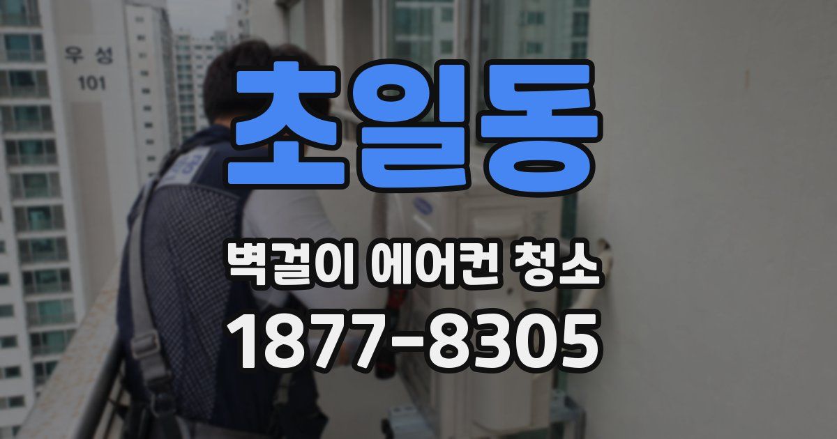 초일동 벽걸이 에어컨 청소