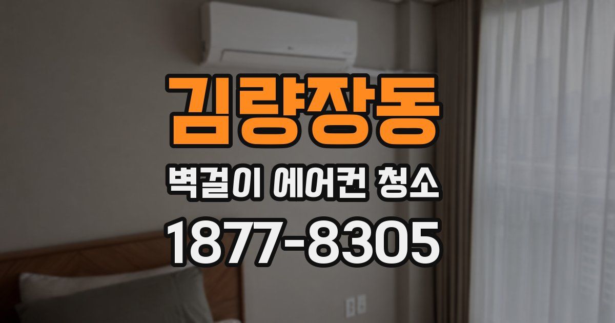김량장동 벽걸이 에어컨 청소