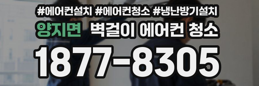 양지면 벽걸이 에어컨 청소