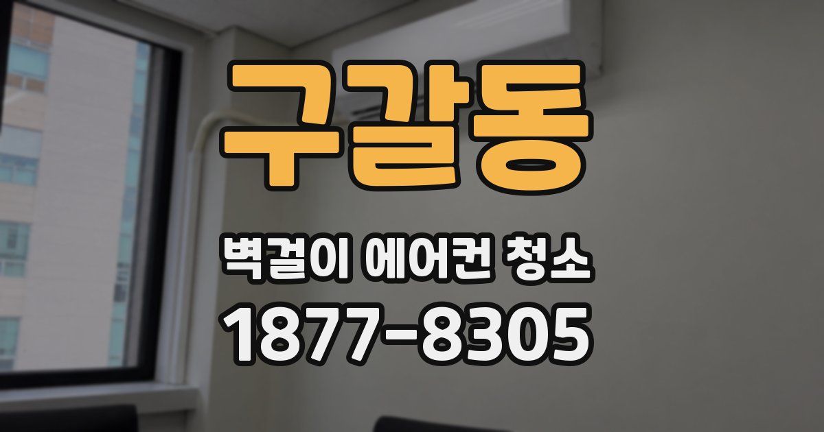 구갈동 벽걸이 에어컨 청소