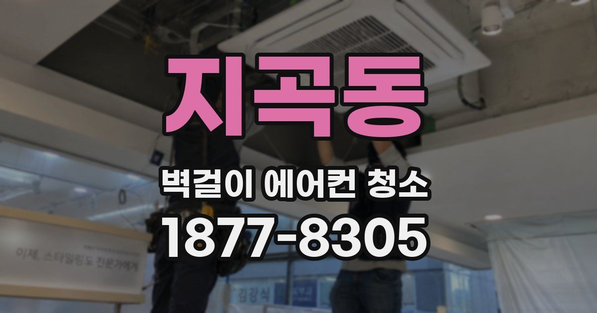 지곡동 벽걸이 에어컨 청소