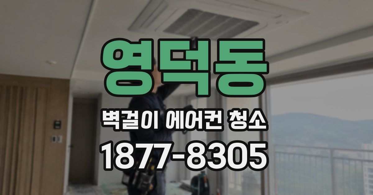 영덕동 벽걸이 에어컨 청소