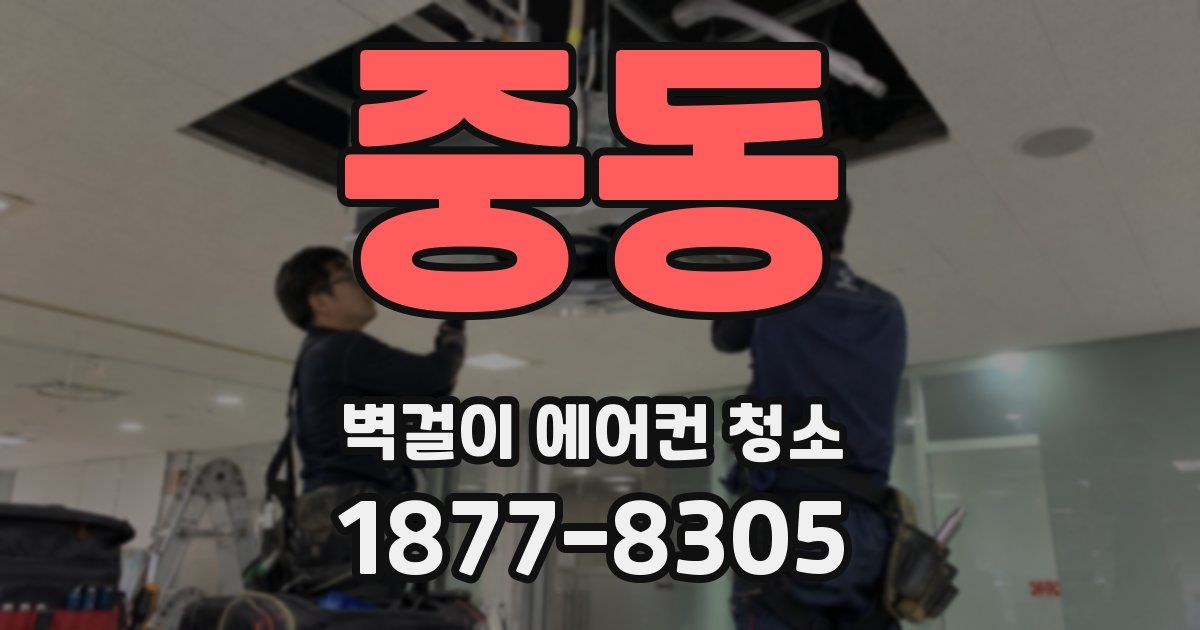 중동 벽걸이 에어컨 청소