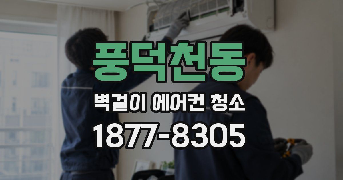풍덕천동 벽걸이 에어컨 청소
