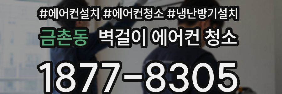 금촌동 벽걸이 에어컨 청소