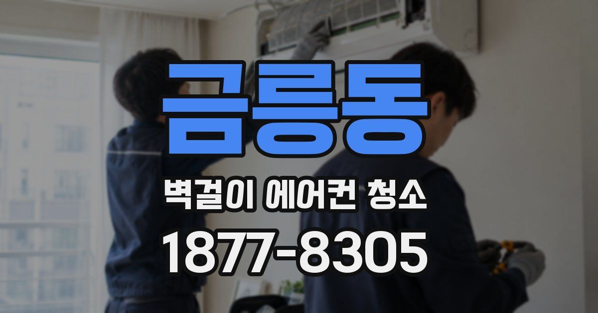 금릉동 벽걸이 에어컨 청소