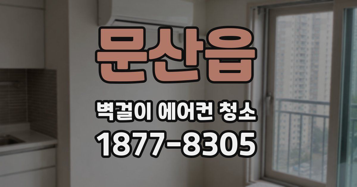 문산읍 벽걸이 에어컨 청소