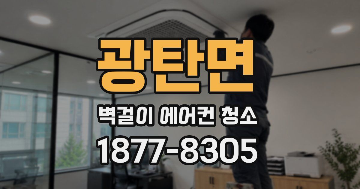 광탄면 벽걸이 에어컨 청소