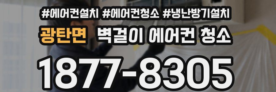 광탄면 벽걸이 에어컨 청소