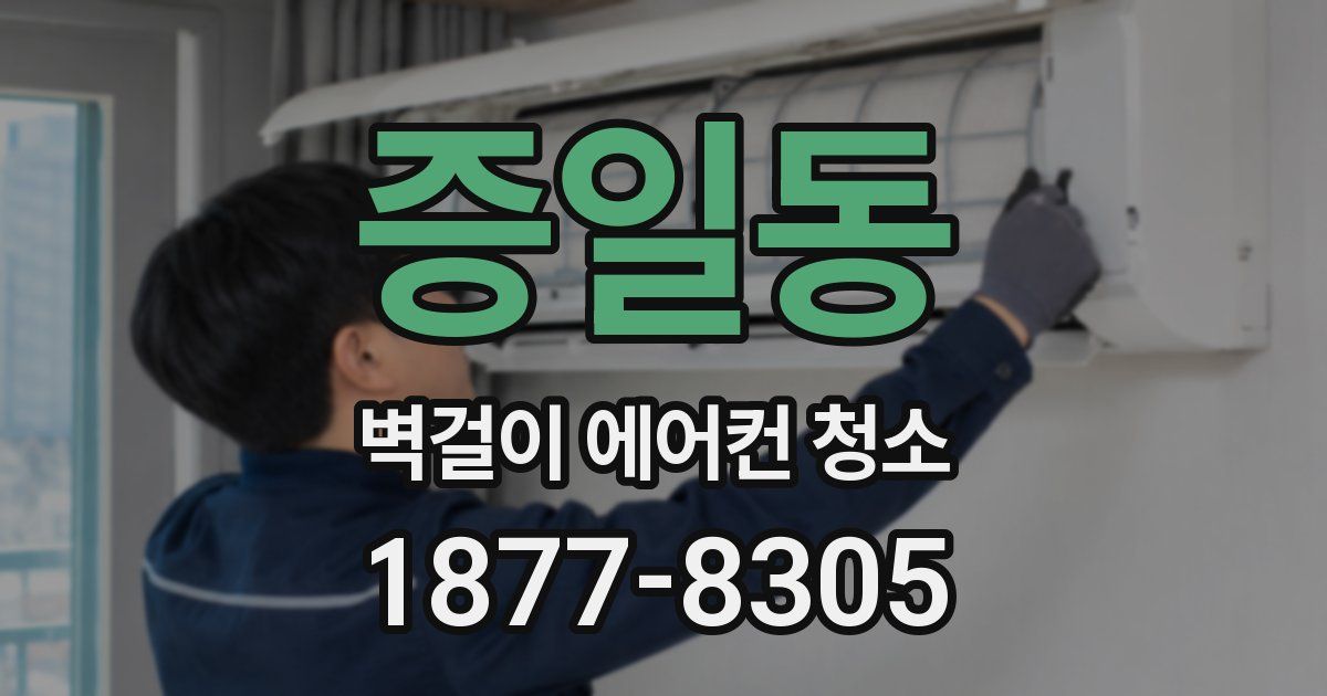 증일동 벽걸이 에어컨 청소