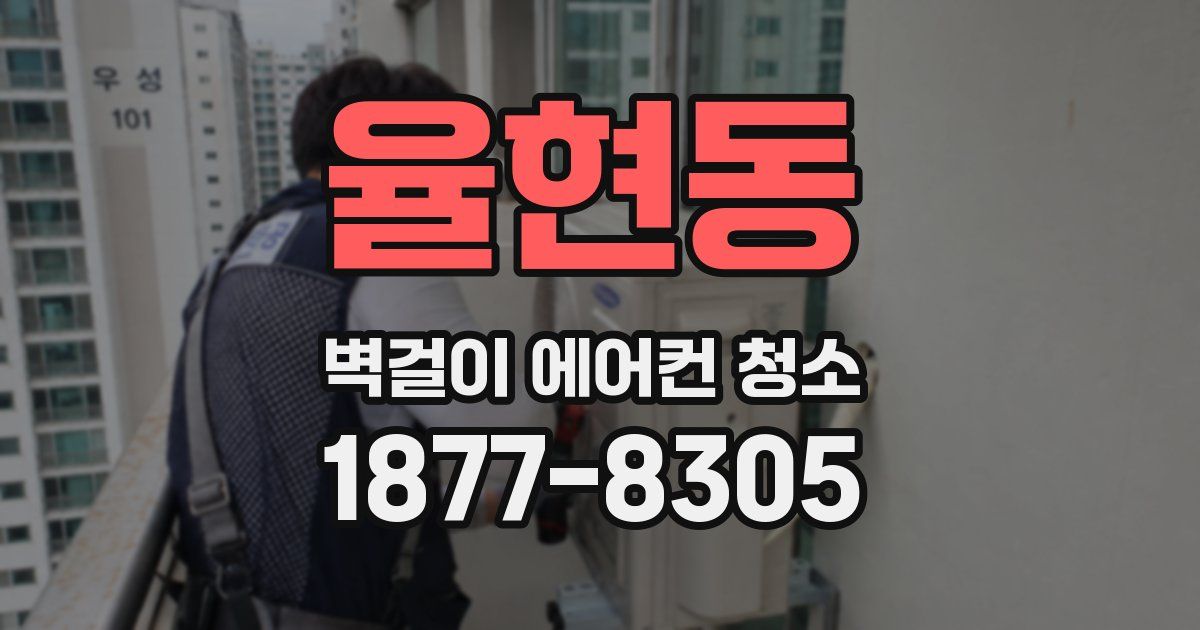 율현동 벽걸이 에어컨 청소