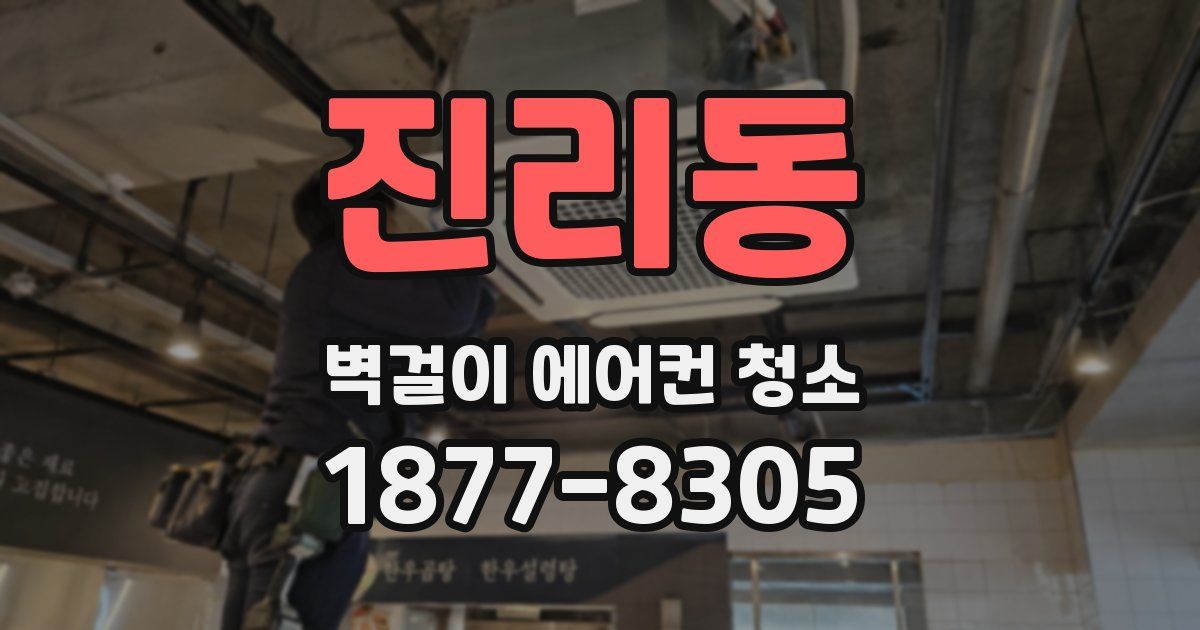 진리동 벽걸이 에어컨 청소