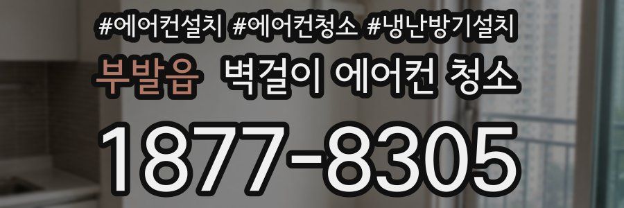부발읍 벽걸이 에어컨 청소