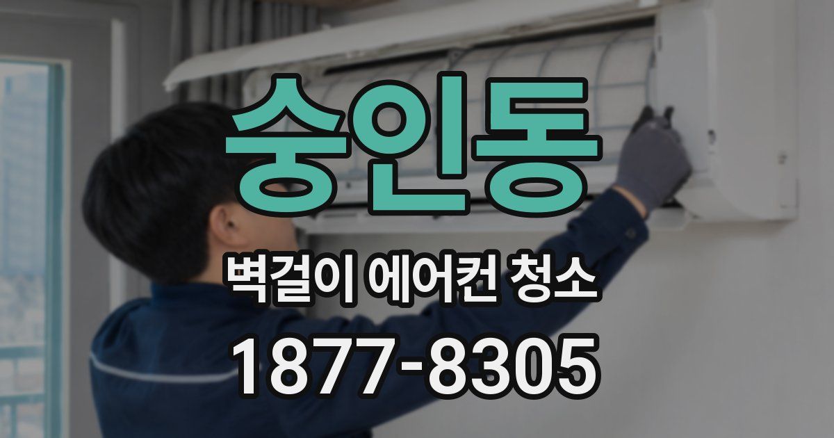 숭인동 벽걸이 에어컨 청소