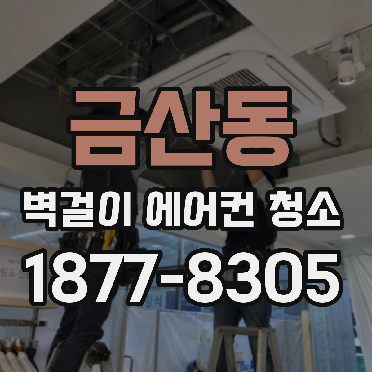 금산동 벽걸이 에어컨 청소