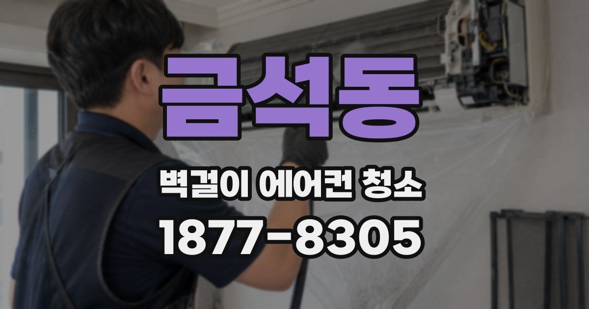 금석동 벽걸이 에어컨 청소