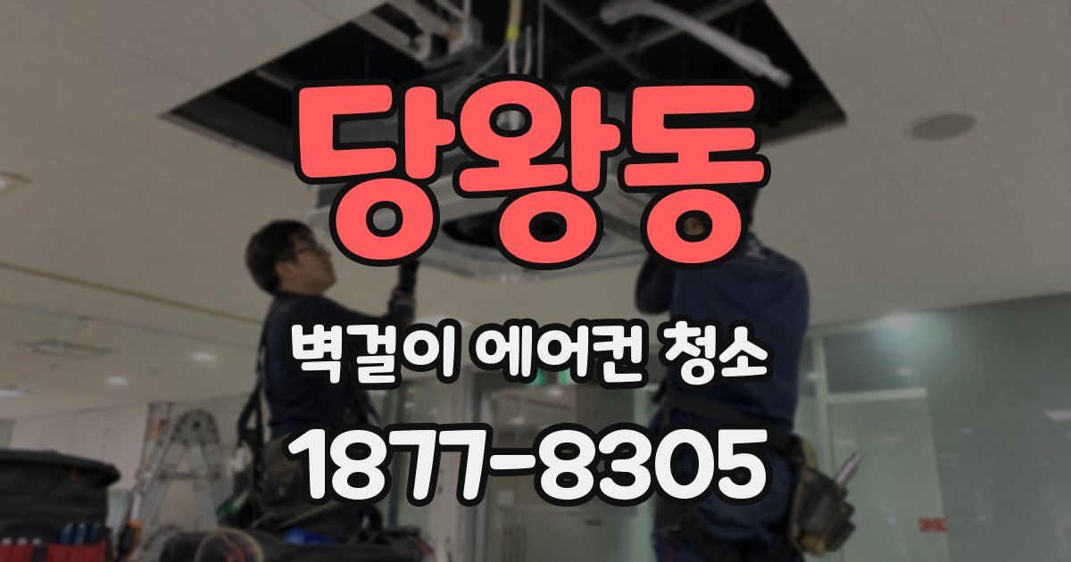 당왕동 벽걸이 에어컨 청소