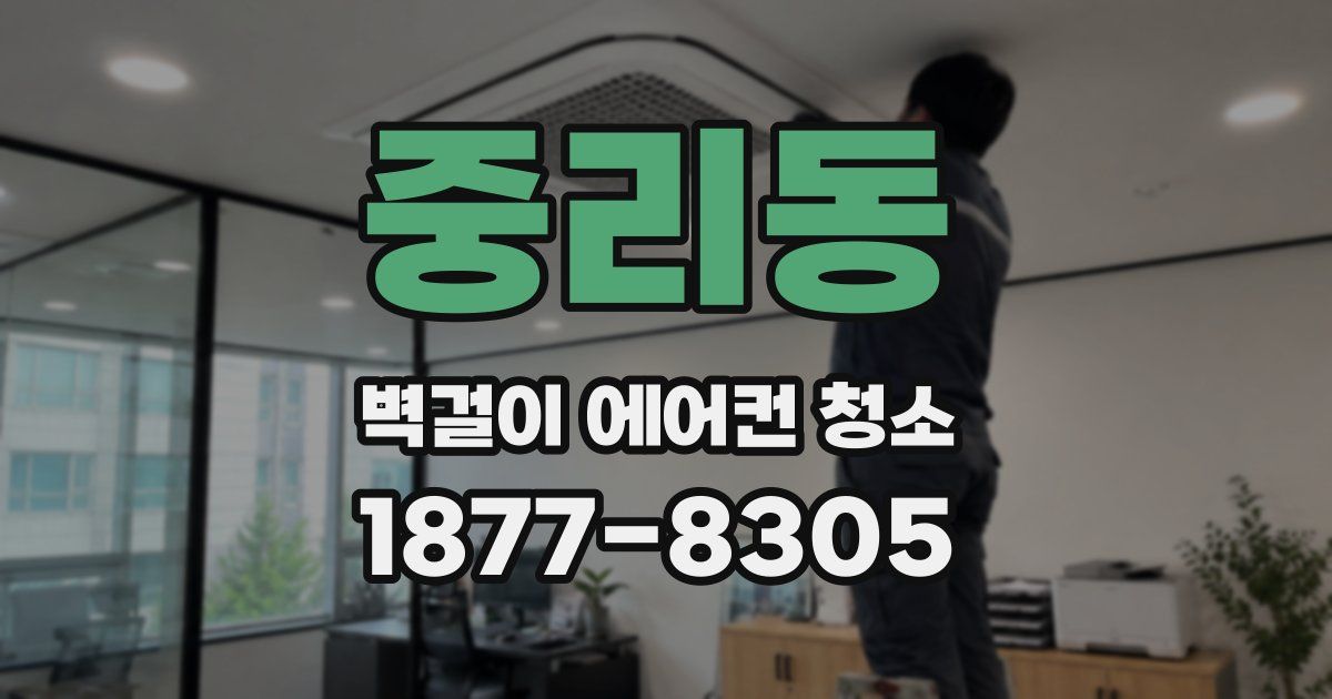 중리동 벽걸이 에어컨 청소
