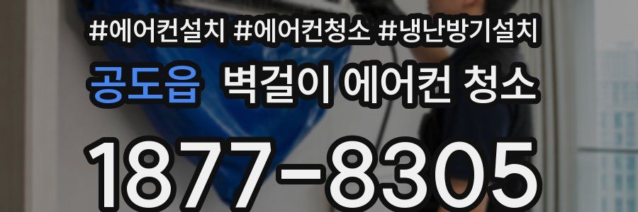 공도읍 벽걸이 에어컨 청소