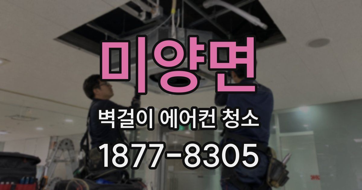 미양면 벽걸이 에어컨 청소