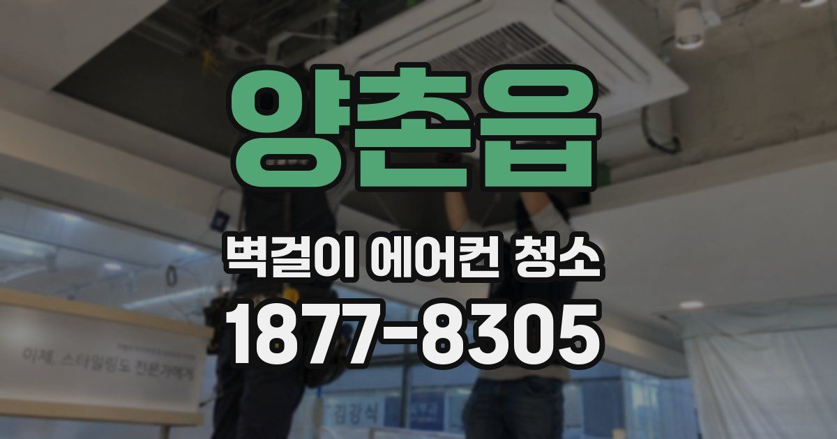 양촌읍 벽걸이 에어컨 청소