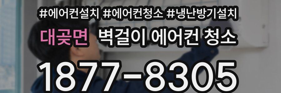 대곶면 벽걸이 에어컨 청소