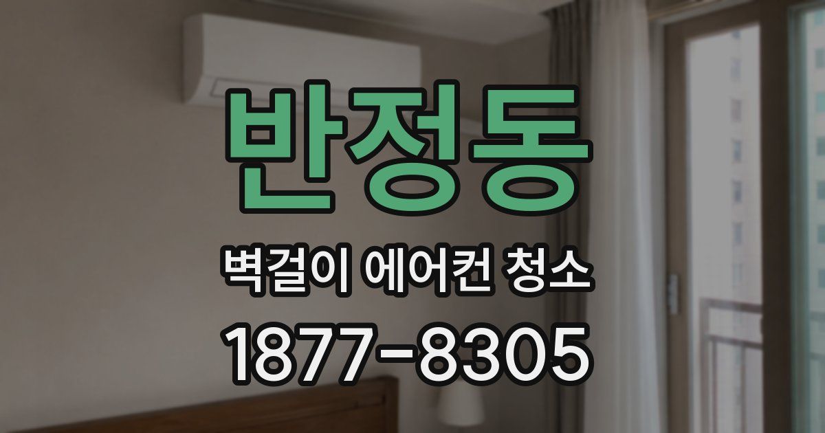 반정동 벽걸이 에어컨 청소