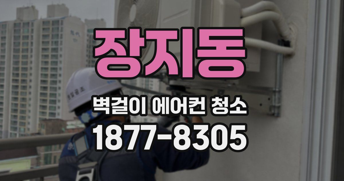 장지동 벽걸이 에어컨 청소