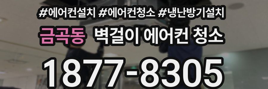 금곡동 벽걸이 에어컨 청소