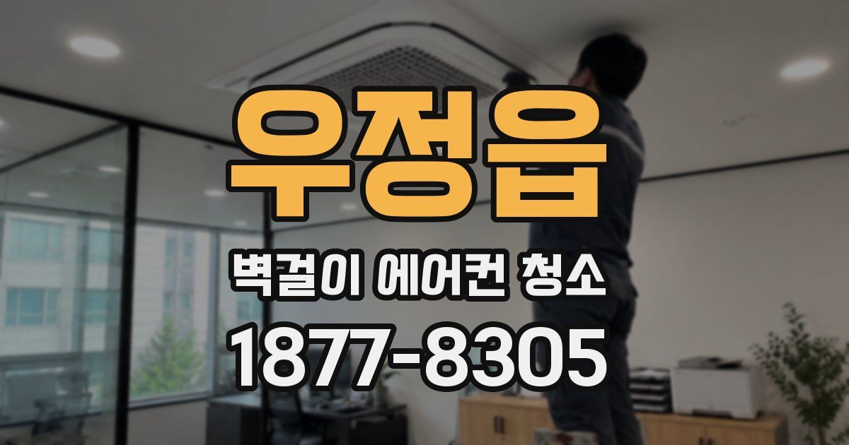 우정읍 벽걸이 에어컨 청소