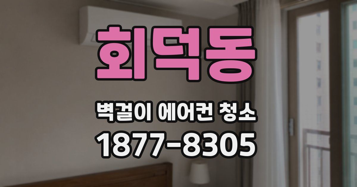 회덕동 벽걸이 에어컨 청소