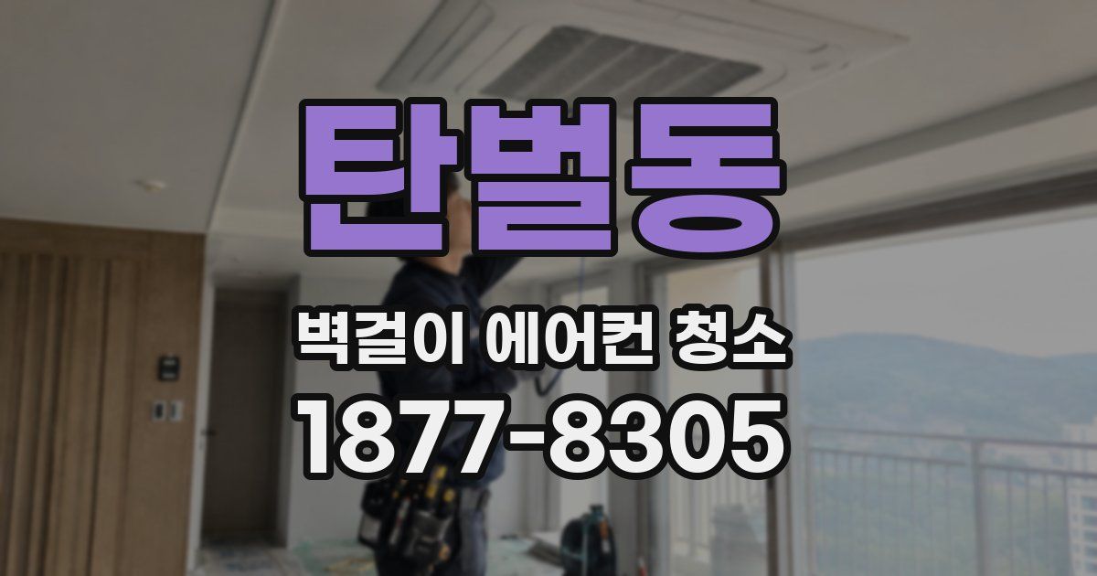 탄벌동 벽걸이 에어컨 청소