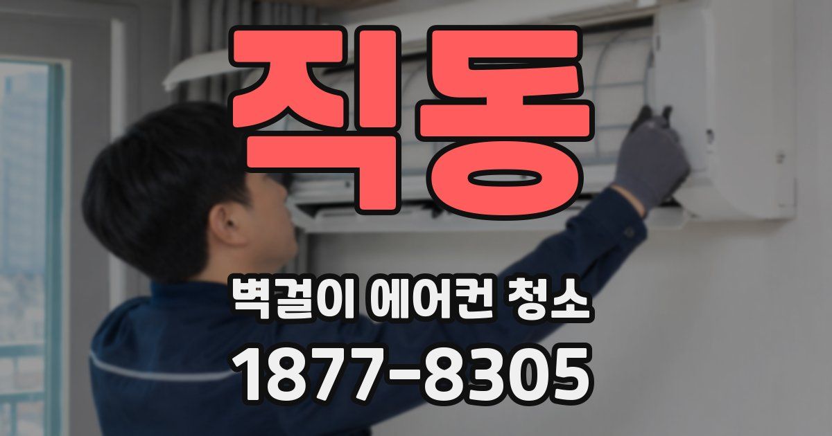 직동 벽걸이 에어컨 청소