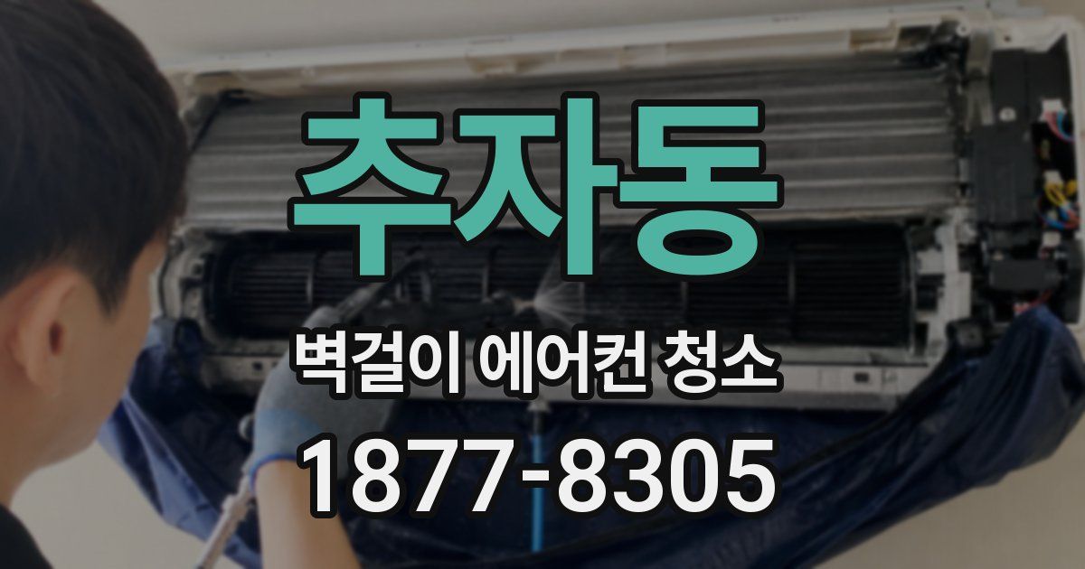 추자동 벽걸이 에어컨 청소