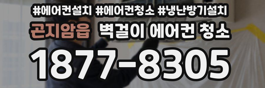 곤지암읍 벽걸이 에어컨 청소