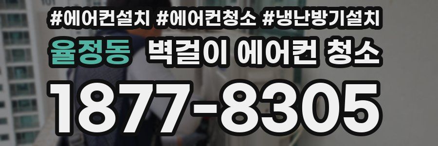 율정동 벽걸이 에어컨 청소