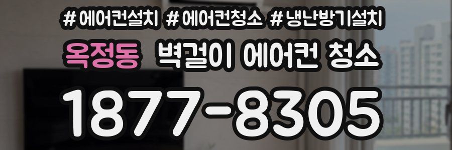옥정동 벽걸이 에어컨 청소