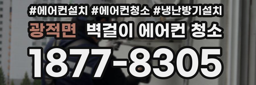 광적면 벽걸이 에어컨 청소