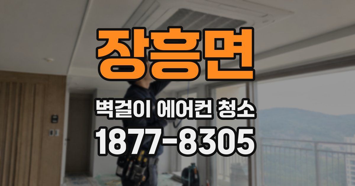 장흥면 벽걸이 에어컨 청소