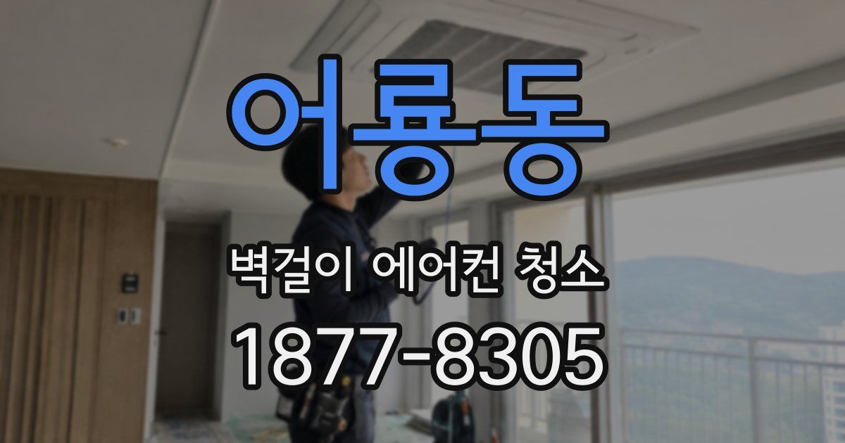 어룡동 벽걸이 에어컨 청소