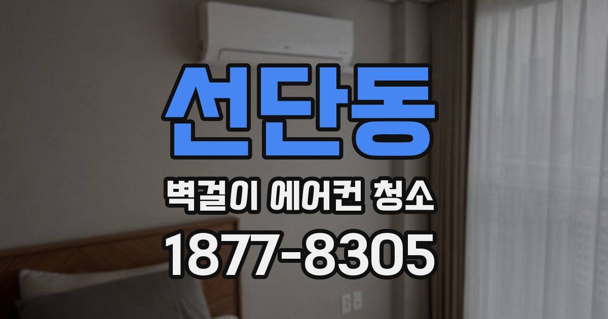 선단동 벽걸이 에어컨 청소