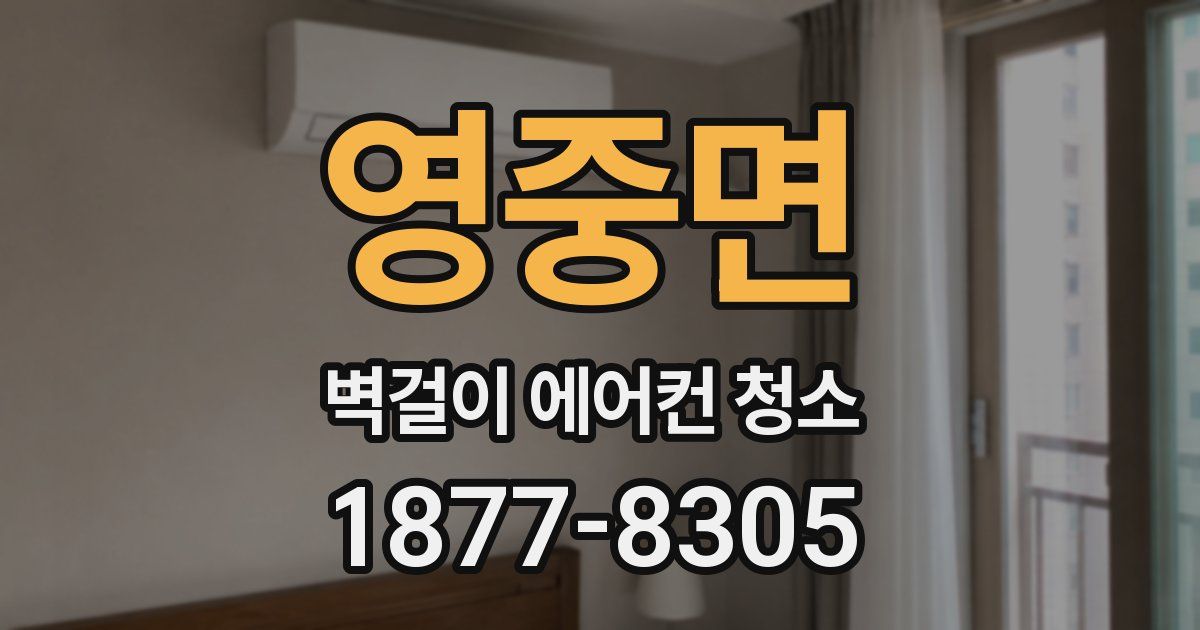 영중면 벽걸이 에어컨 청소