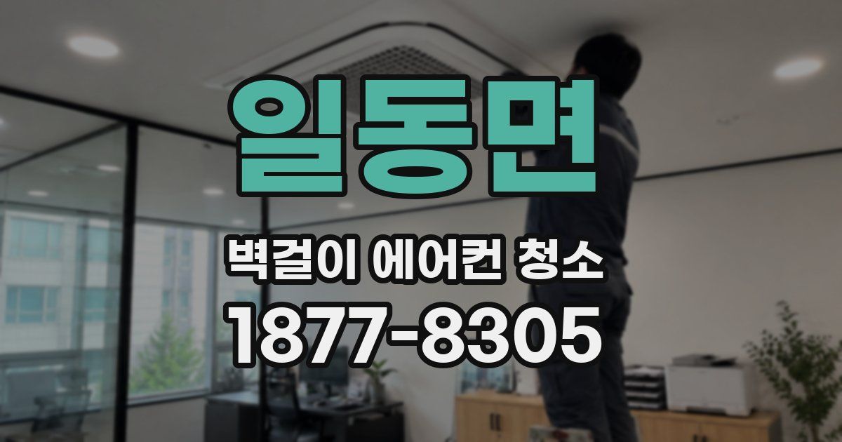 일동면 벽걸이 에어컨 청소