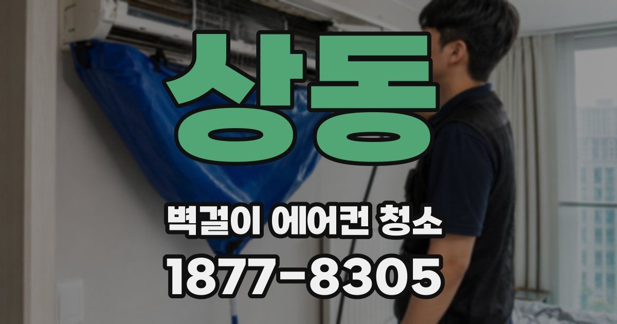 상동 벽걸이 에어컨 청소