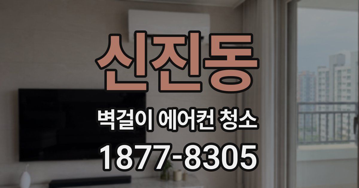 신진동 벽걸이 에어컨 청소
