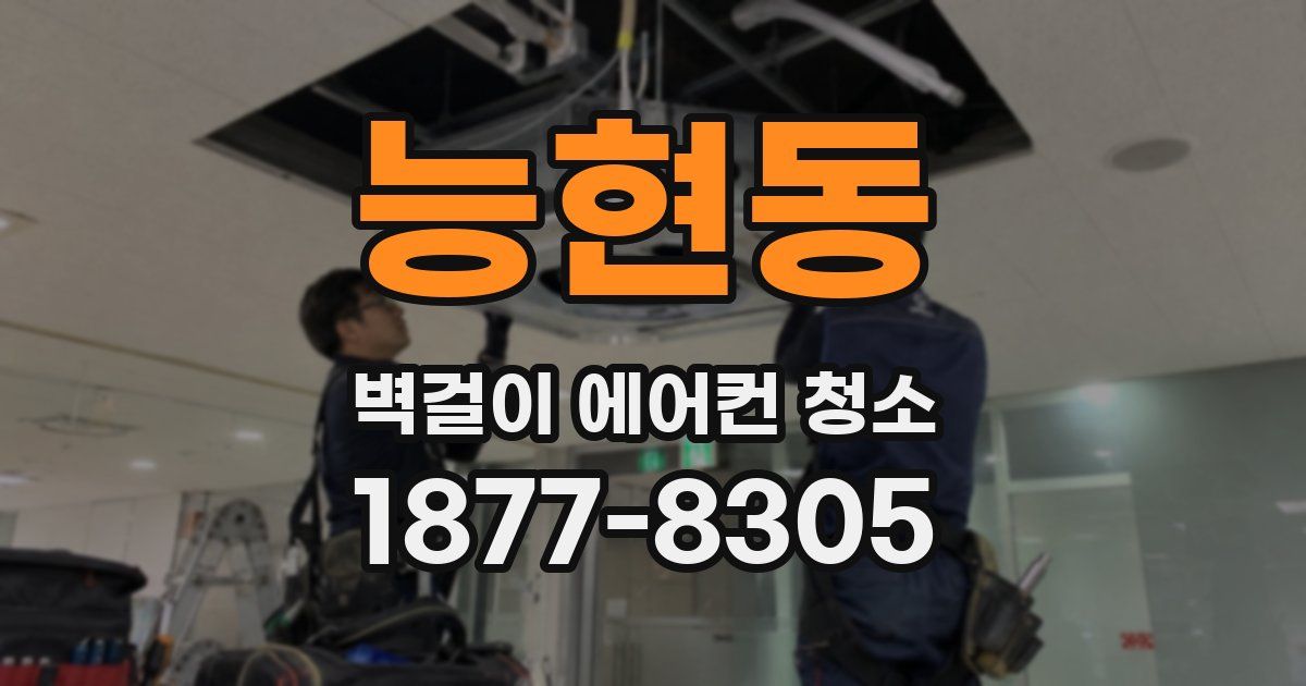 능현동 벽걸이 에어컨 청소
