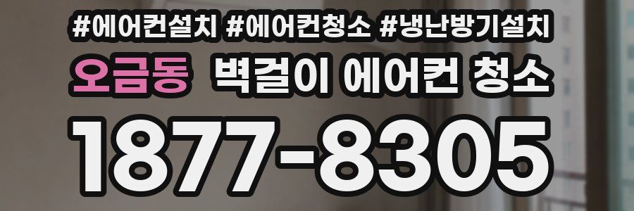 오금동 벽걸이 에어컨 청소