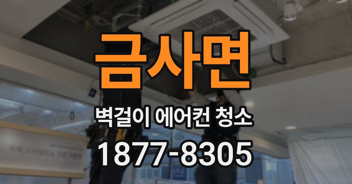 금사면 벽걸이 에어컨 청소