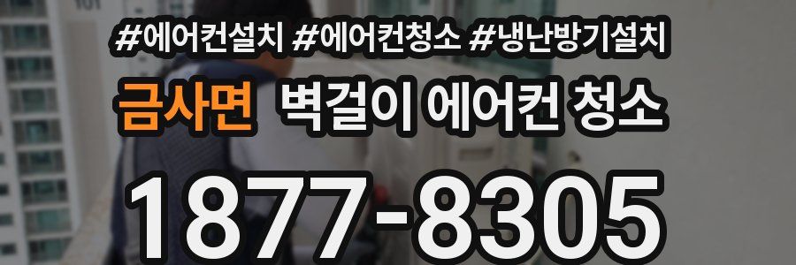 금사면 벽걸이 에어컨 청소