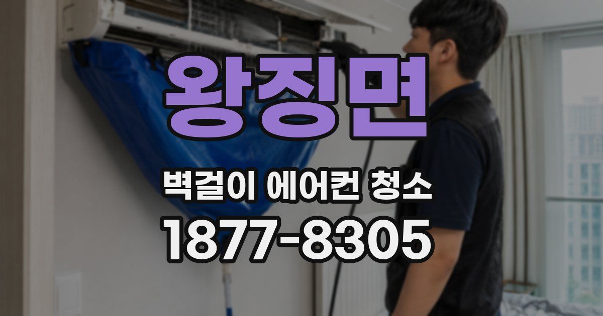 왕징면 벽걸이 에어컨 청소